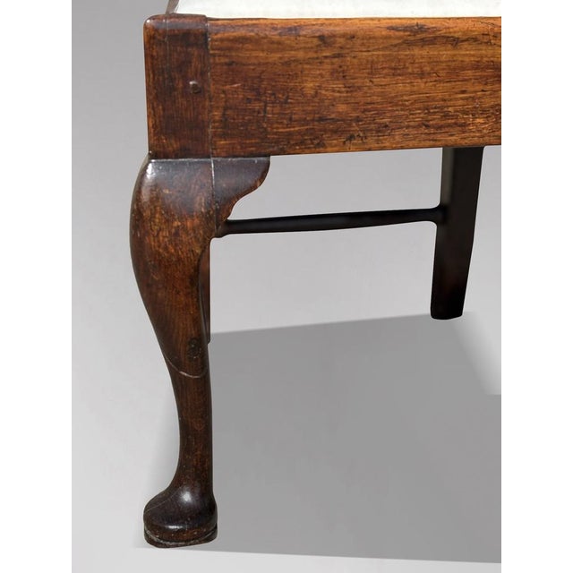 Wood Antique George III Chippendale Side Chairs in Oak, 1780, Set of 2 For Sale - Image 7 of 10