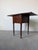 Traditional Antique Walnut Drop-Leaf Side Table With Two Drawers & Turned Legs For Sale - Image 3 of 12