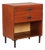 Vintage Teak Cabinet with Brass Handles, 1960s For Sale