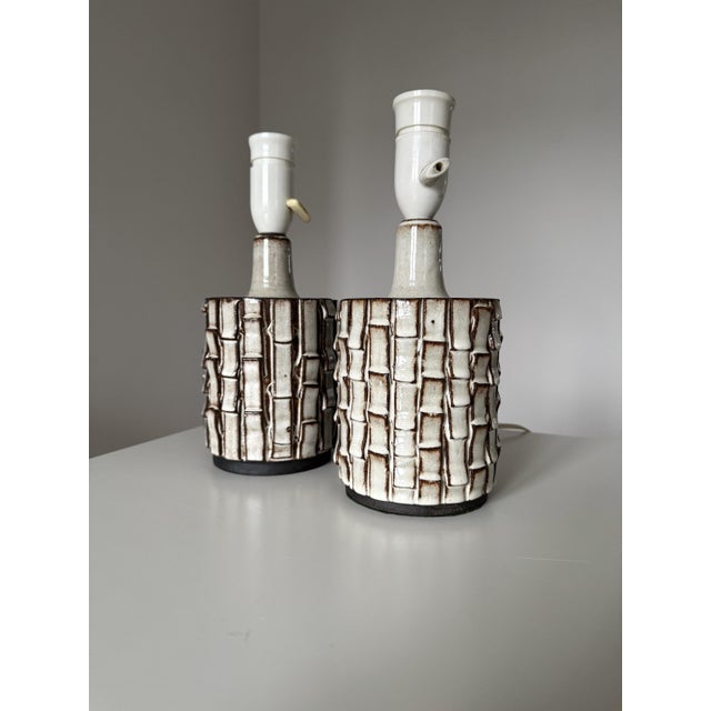 Brown Table Lamps from STOGO, 1960s, Set of 2 For Sale - Image 8 of 12