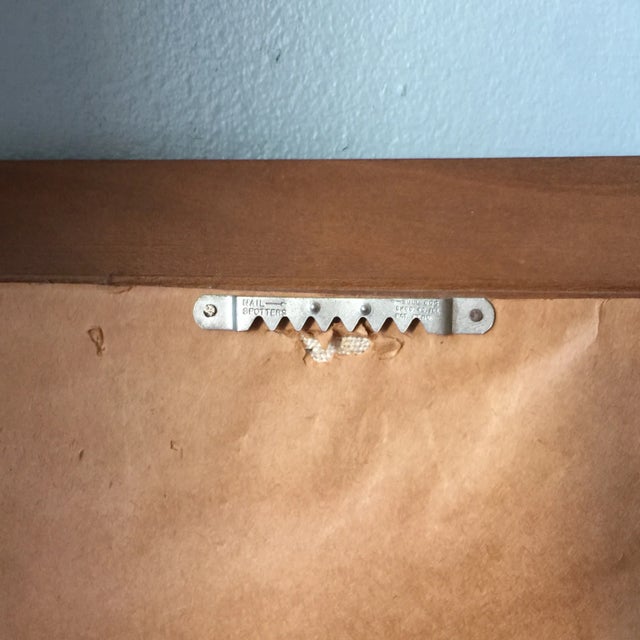 1970s Vintage Hand Made Yarn Owl Artwork For Sale - Image 5 of 6