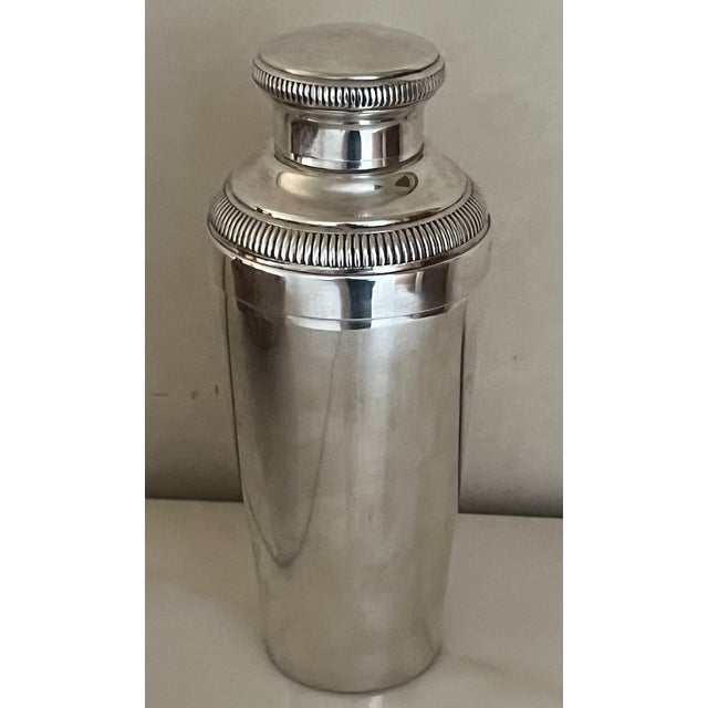 Large French Silverplate Cocktail Shaker, C. 1930's For Sale In San Francisco - Image 6 of 10