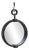 Mid-Century Brutalist French Wall Mirror, 1950s For Sale
