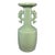 Vintage Chinese Longquan Celadon Porcelain Vase | One of a Kind, Dragon‑Shaped Twin Handles For Sale