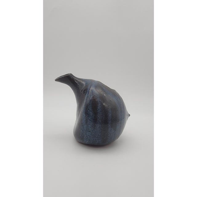 Studio Pottery Mid 20th Century Studio Pottery Milk or Gravy Pitcher For Sale - Image 4 of 9