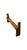 A beautiful antique bench made of fir wood, characterized by an extremely simple and primitive style, with essential and...