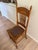 Brown Vintage Americana Oakwood, Spindle Back Dining or Accent Chair For Sale - Image 8 of 10
