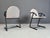 Black Postmodern Dining Chairs, 1980s, Set of 4 For Sale - Image 8 of 11