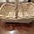 Mid 20th Century Vintage Large French Natural Hand Woven Wicker Basket For Sale - Image 12 of 18