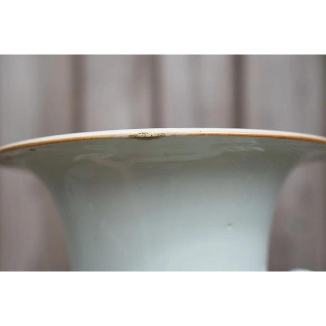 Large Antique Chinese Late Qing Famille Rose Porcelain Vase, 1900s For Sale - Image 18 of 18