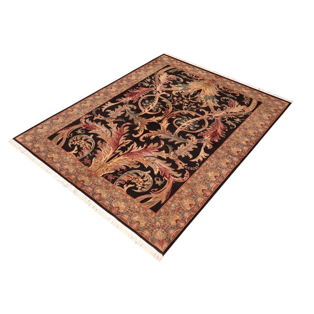 Designed with mesmerizing intricacy and gorgeous color palette, this hand-knotted masterpiece demonstrates the beauty and...