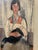 French Impressionist Lithograph "Gypsy Woman With Baby" by Amedeo Modigliani 1919 For Sale - Image 4 of 11