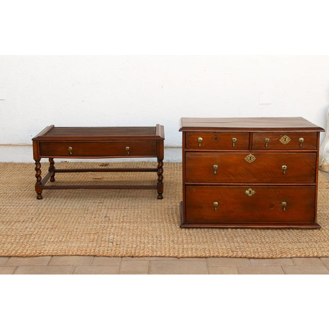 Antique English William & May Chest on Stand For Sale - Image 12 of 15