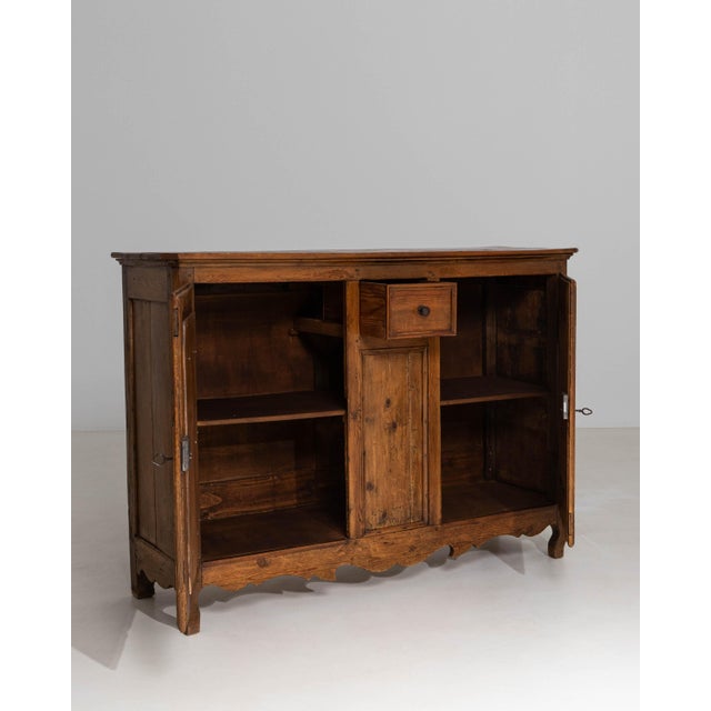 1850s French Provincial Pine Buffet In Original Patina For Sale - Image 12 of 18