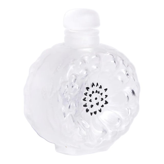 Early 20th Century Lalique Dahlia Perfume Bottle For Sale