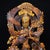 Late 19th Century Late 19th Century Large Carved Faux Horn Bodhisattva on Dragon Sculpture For Sale - Image 5 of 10