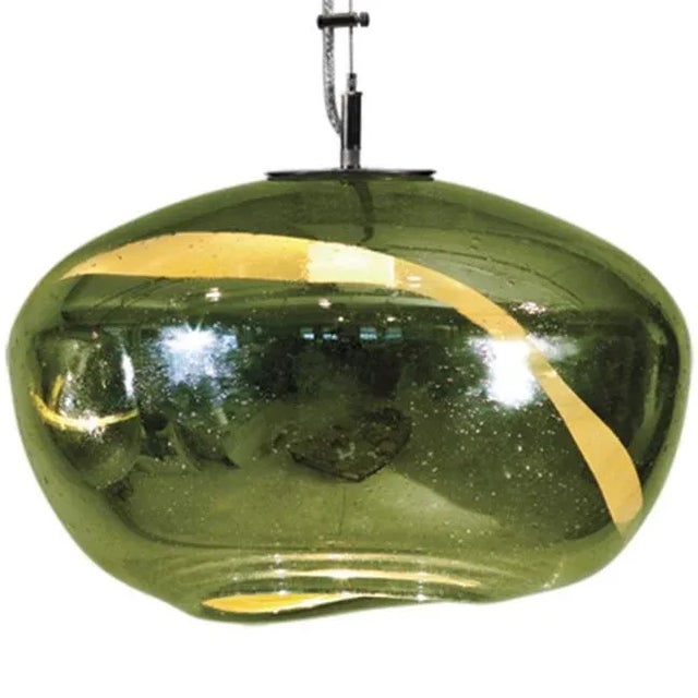 Not Yet Made - Made To Order Galaxy Pendant Light from the Vista Swirl Collection in Jade For Sale - Image 5 of 5