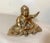 Metal Antique Polished Signed Bronze Statue of a Baby With Spoon Sculpture Figure For Sale - Image 7 of 14
