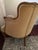 Vintage French Louis XV Style Wingback Bergère Chair — Carved Wood Frame, Hand-Tied Springs For Sale - Image 12 of 12