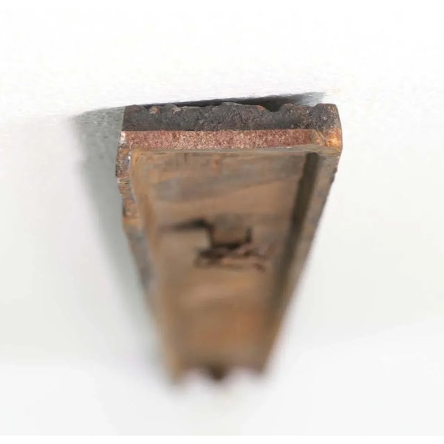 Mid 20th Century Mid 20th Century Reclaimed Cast Iron Foliage Pattern Trim For Sale - Image 5 of 6