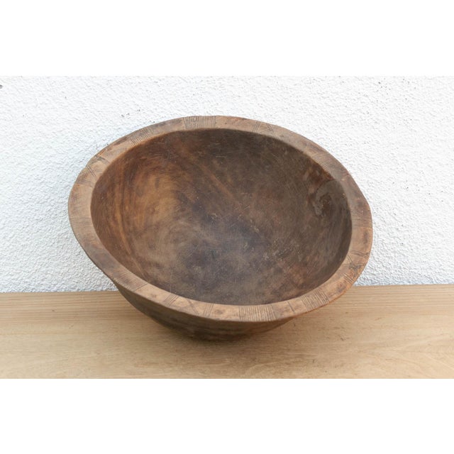 Early 20th Century Antique Bell Shape African Bowl For Sale - Image 5 of 8