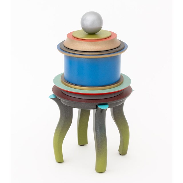 Two Lucie Kaas, Etc. Postmodern Table Articles For Sale - Image 4 of 15