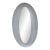 1970s Sculptural Modernist Oval Mirror by Artist Lorenzo Burchiellaro For Sale
