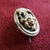 Antique Gold Art Nouveau Oval Lady Lapel Pin With Bow For Sale In New York - Image 6 of 11