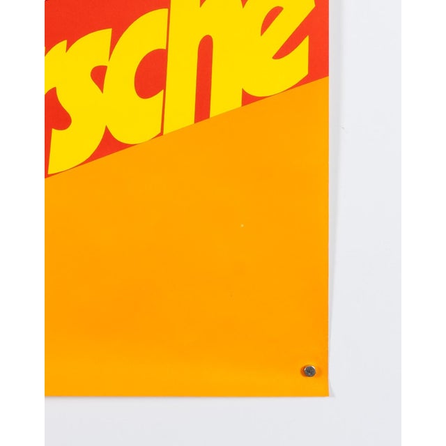 Paper Original Porsche Poster by Atelier Strenger, 1973 For Sale - Image 7 of 9