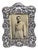 English 925 Sterling Silver Photo Frame with Putti, London, 1905 For Sale