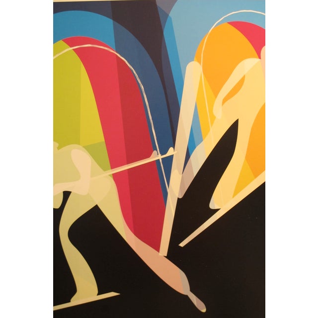 Contemporary 2006 Original Vintage Torino Winter Olympics Poster, Nordic Combined For Sale - Image 3 of 3