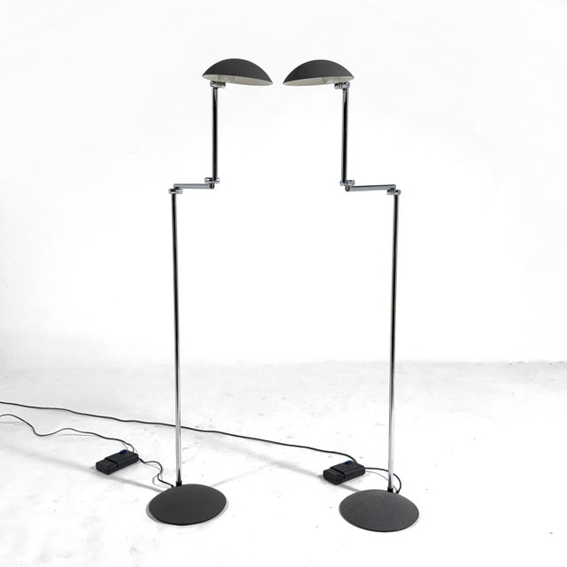 Pair of Herbert H. Schultes "Orbis" Floor Lamps by ClassiCon For Sale In Chicago - Image 6 of 12