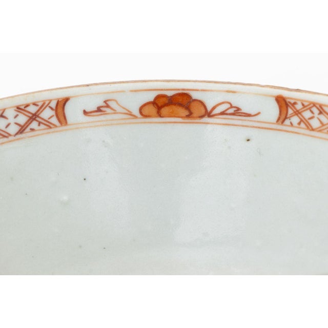 Ceramic Chinese Export Famille Rose Porcelain Bowls, Pair For Sale - Image 7 of 10