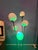 Gold Vintage Sapling Floor Lamp in Opaline Glass and Brass, 1960s For Sale - Image 8 of 10