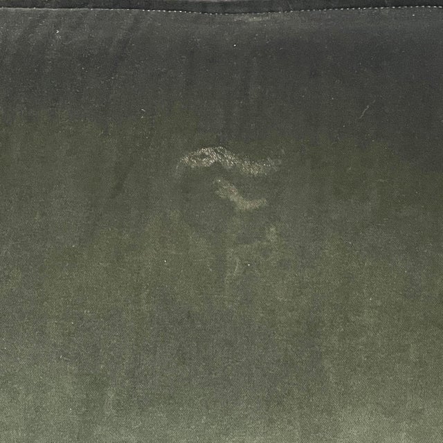 Italian Modern Raffle Green Velvet Sofa by Vico Magistretti for De Padova, 1990s For Sale - Image 9 of 18