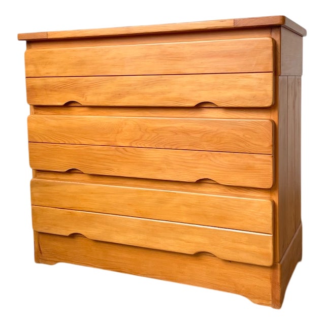 Vintage Pine Chest of Drawers, 1980s For Sale
