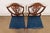 Late 20th Century Baker Furniture Style Federal Carved Mahogany Shield Back Side Chairs or Dining Chairs, Pair For Sale - Image 5 of 12