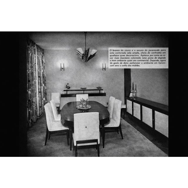 3 in 1 Extendable Dining Table in Caviuna Wood by Carlo Hauner & Martin Eisler, Brazil, 1950s - Lot 18 For Sale - Image 14 of 15
