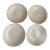 Vintage Portuguese Stoneware Scalloped Serving Bowls/Cream Glazed/Oven & Microwave Safe Set of 4 For Sale