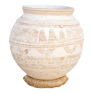 Antique Finely Engraved African Pot