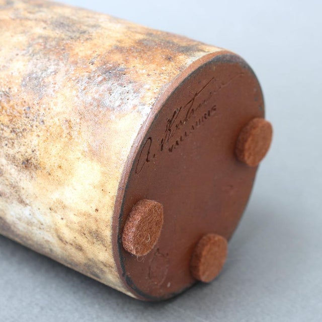 Vintage French Ceramic Vase by Alexandre Kostanda, 1960s For Sale - Image 16 of 17