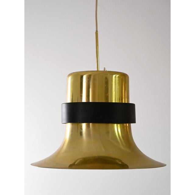 Scandinavian Gold Lamp, 1960s For Sale - Image 3 of 7