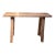 Handcrafted Reclaimed Wood Console Table For Sale