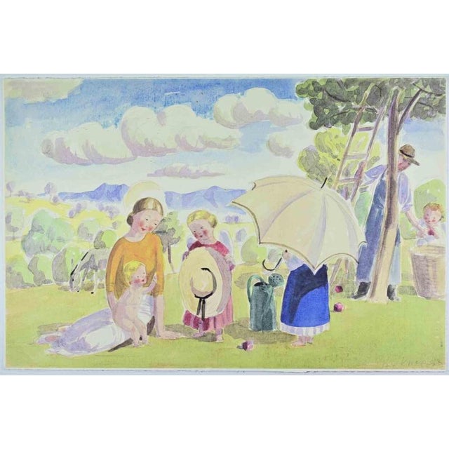 Lithograph on paper realized by Jan Knap in 1999. Signed in the plate. Plate from the Suite "Ordered Melody", published by...