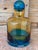 Vintage Waterford Art Glass Decanter by Gerard Treacy – Blue & Amber Gradient For Sale - Image 10 of 11
