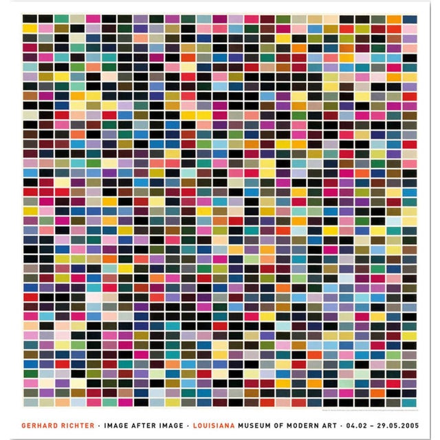 Gerhard Richter 1025 Farben - 1025 Colors Official Exhibition Poster Dimensions: 46 x 48 in / 116,9 x 121,9 cm Sold unframed