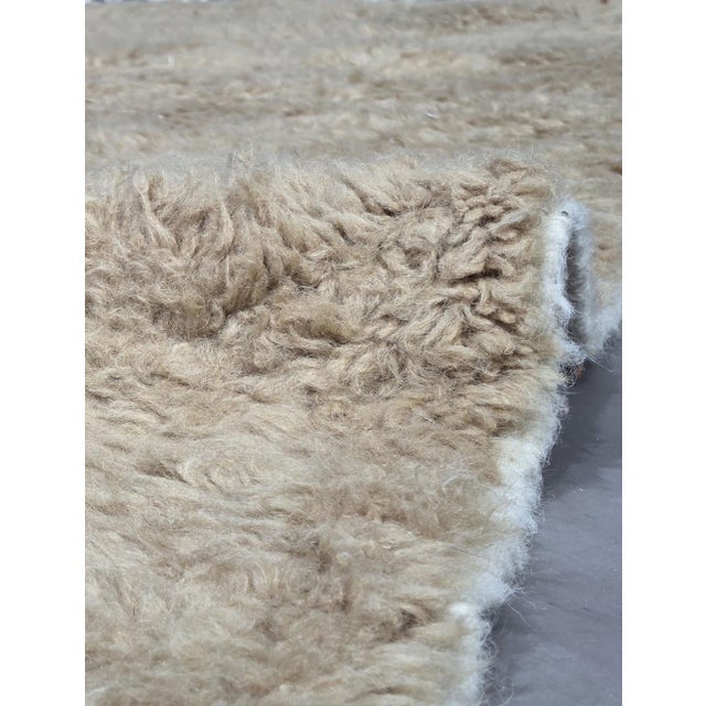 Contemporary Moroccan Wool Rug - 9.7 X 8.3 Ft For Sale - Image 4 of 6