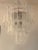 Contemporary Clear "Square Tubes" Murano Glass Chandelier For Sale - Image 9 of 12