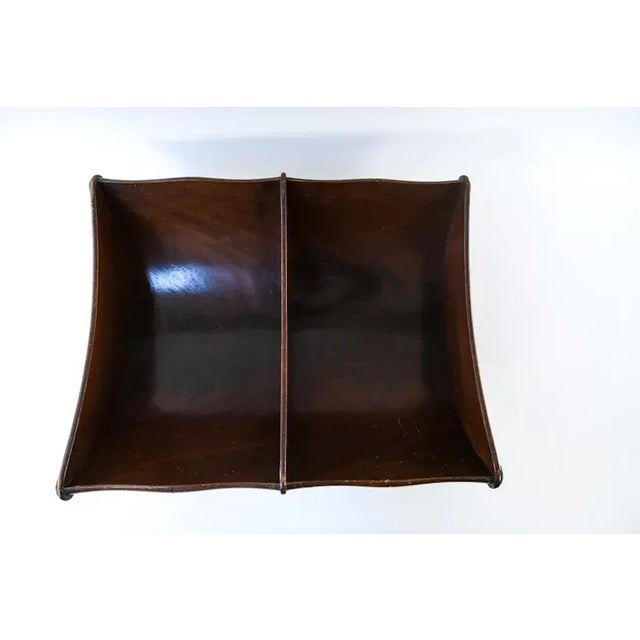 Antique 19th Century English Regency Mahogany Sleigh Form Cheese Coaster Centerpiece For Sale In New York - Image 6 of 11