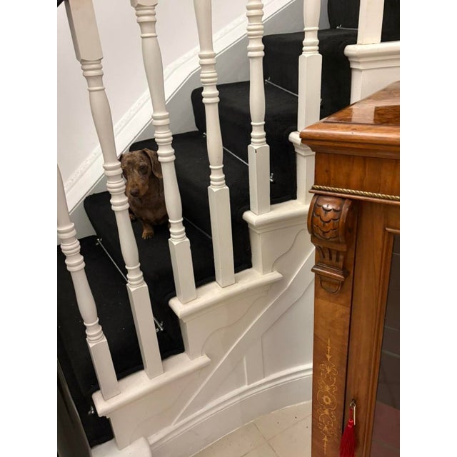 Antique Mid-19th Century Inlaid Mahogany Display Cabinet, 1860s For Sale - Image 12 of 15